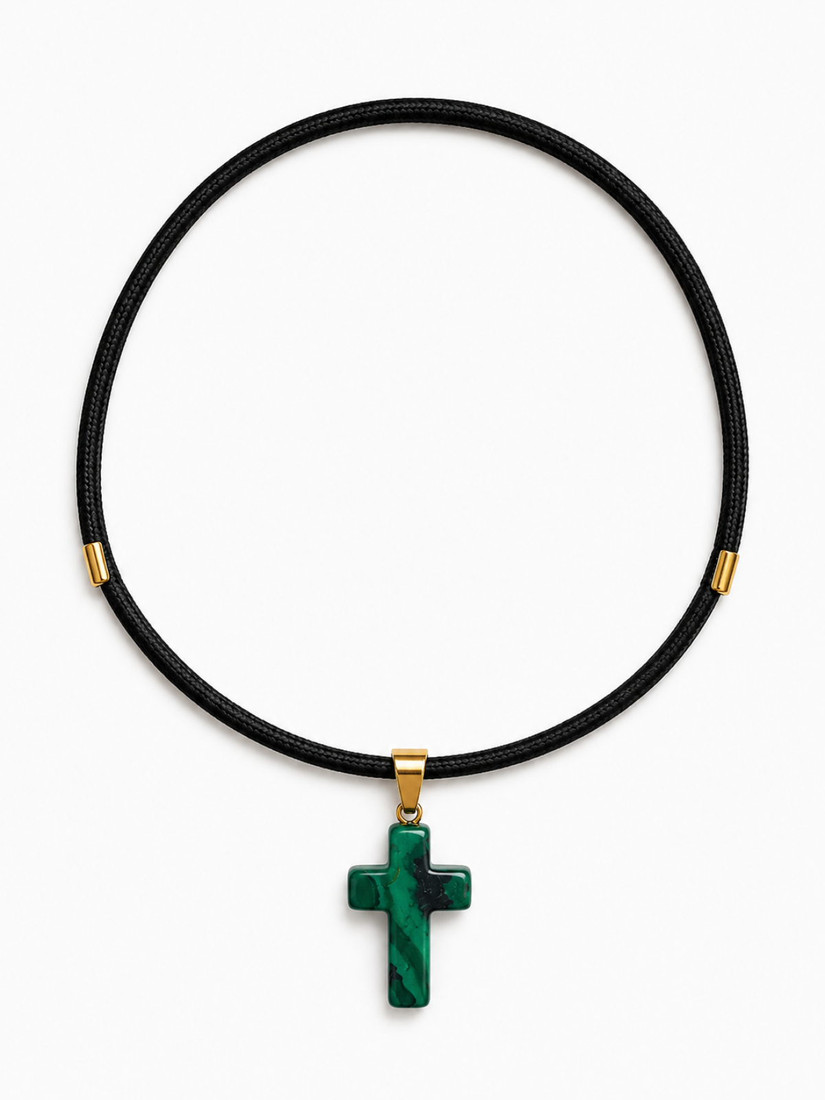 Collar Almas Gemelas Negro - Verde