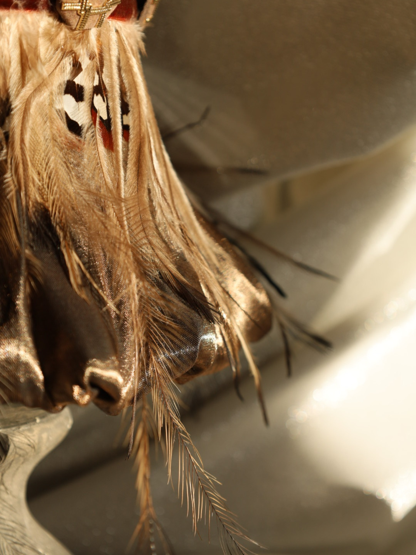 Cuello Joya Ruby Fringe