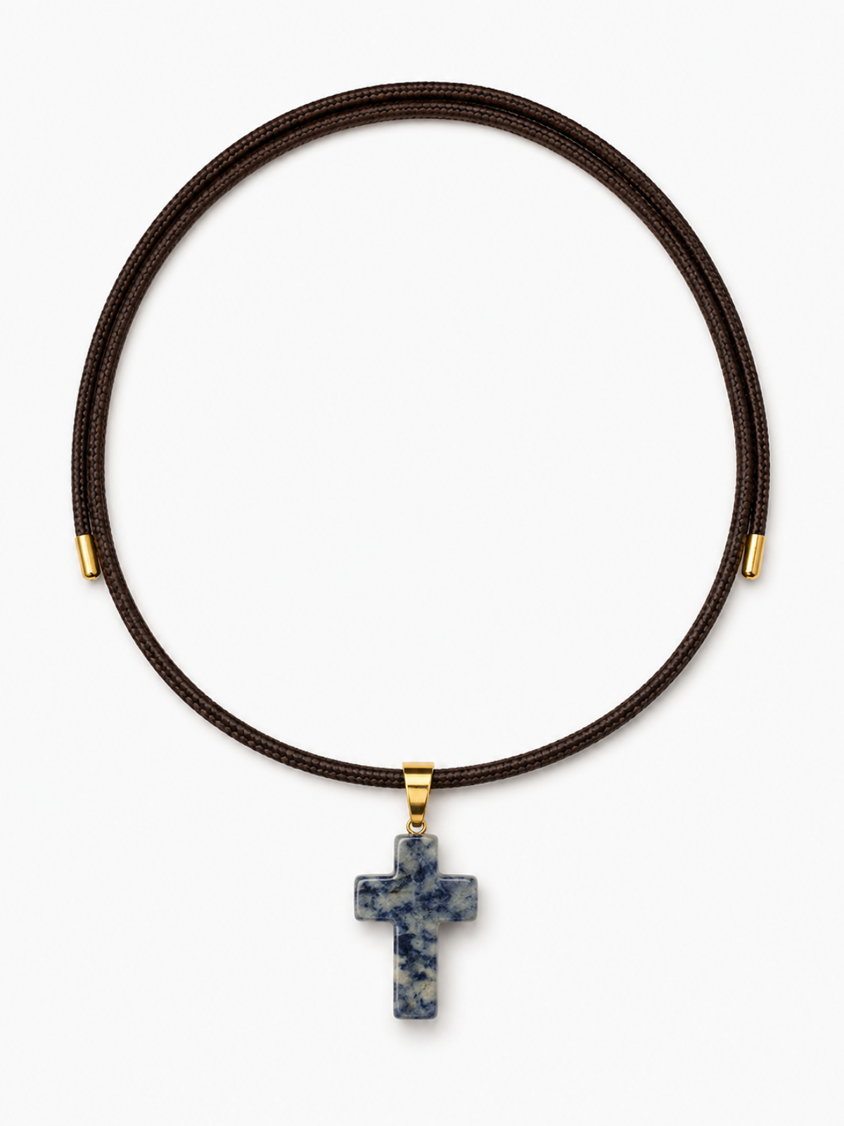 Collar Almas Gemelas Marrón