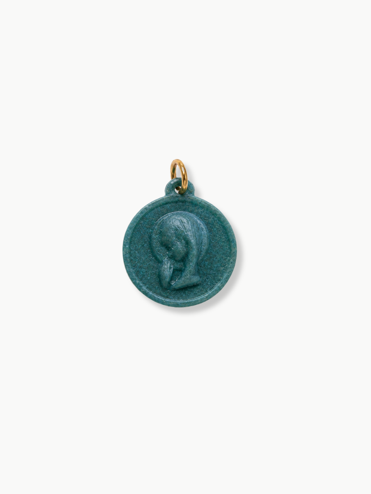 Medalla Virgen Niña Azul