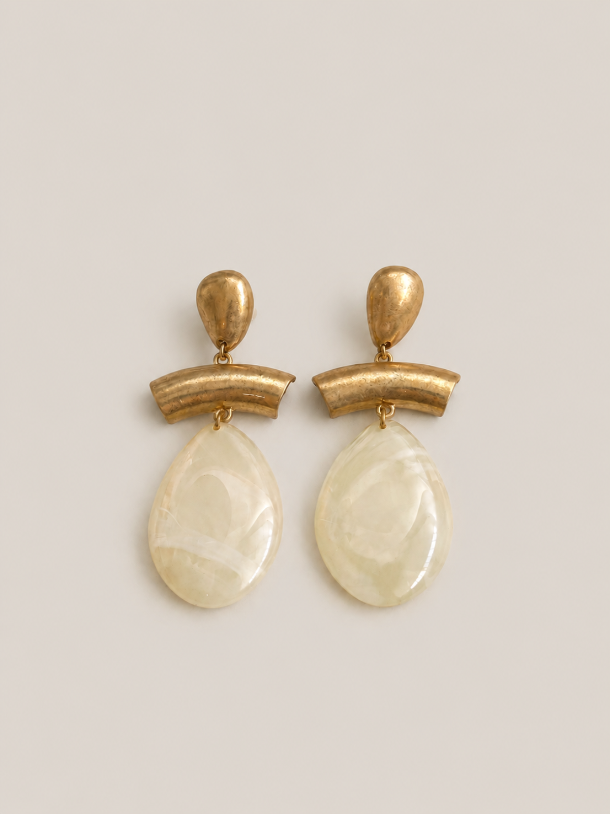 Pendientes Jaipur Blanco