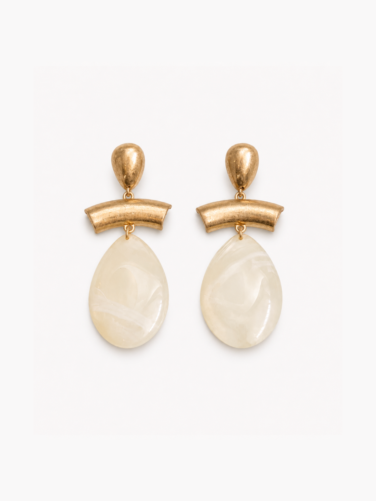 Pendientes Jaipur Blanco
