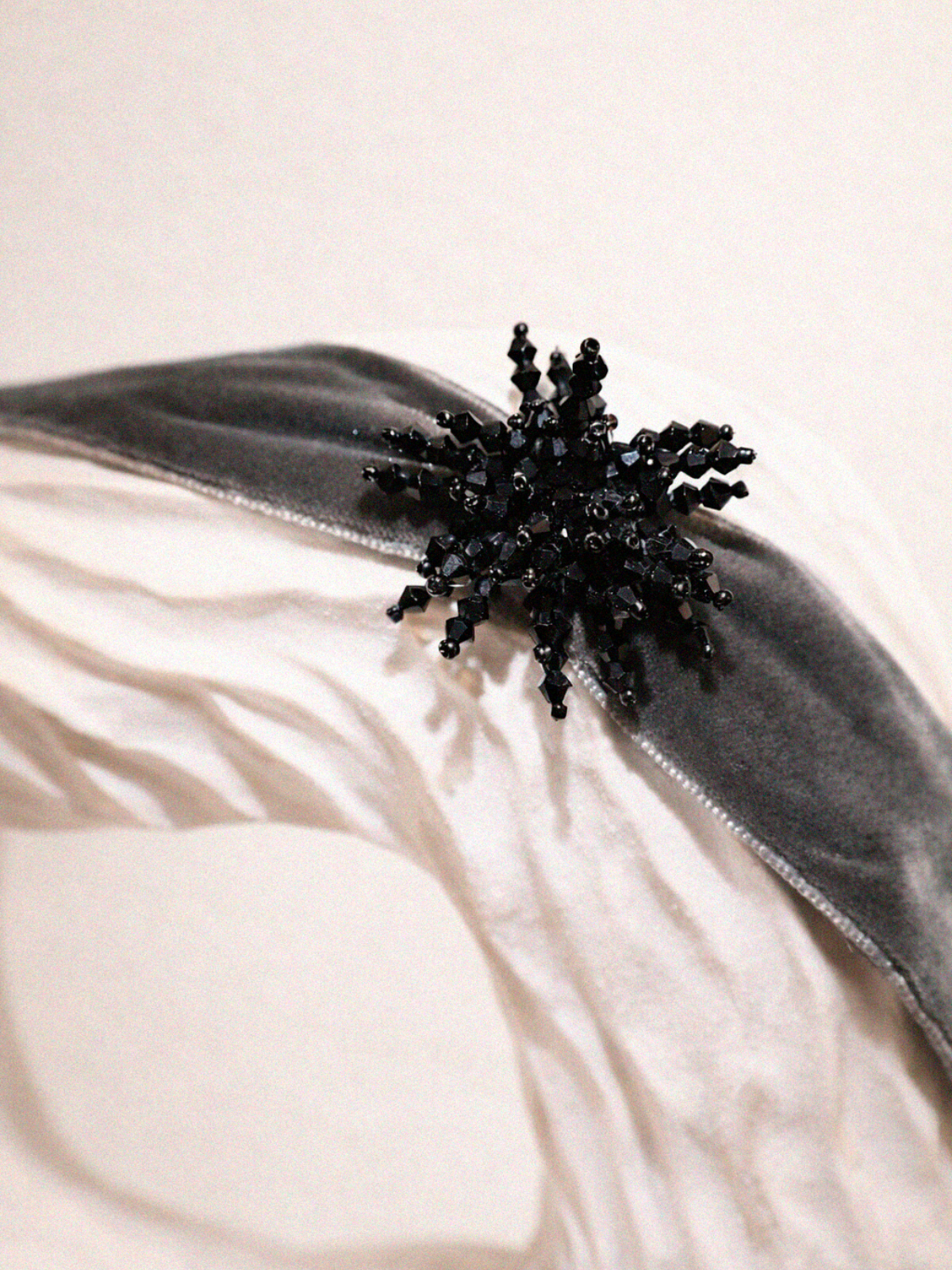 Choker Terciopelo Antracita