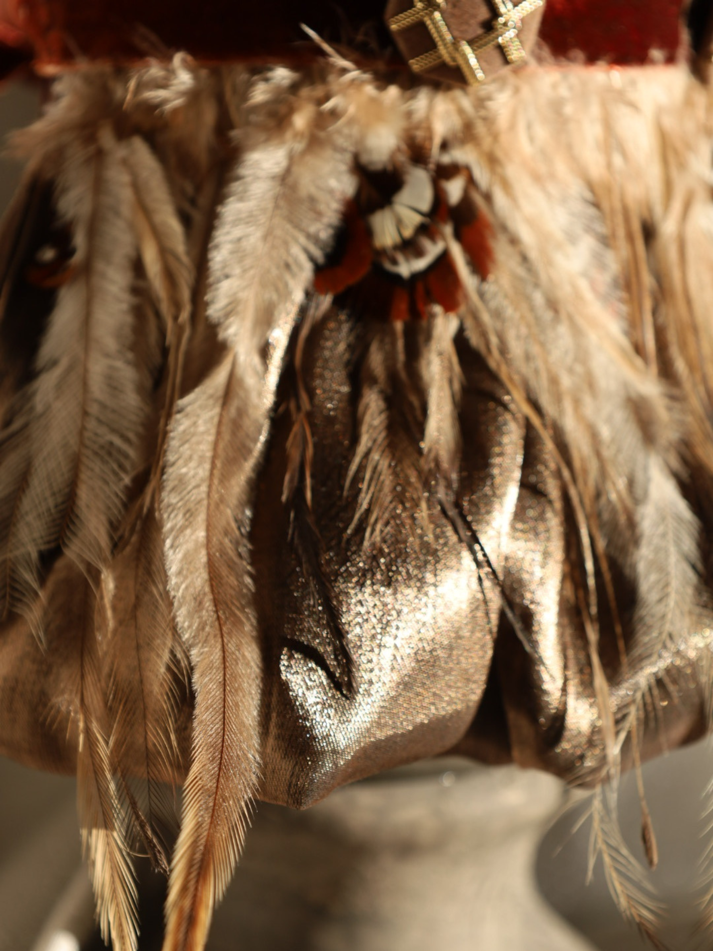 Cuello Joya  Ruby Fringe