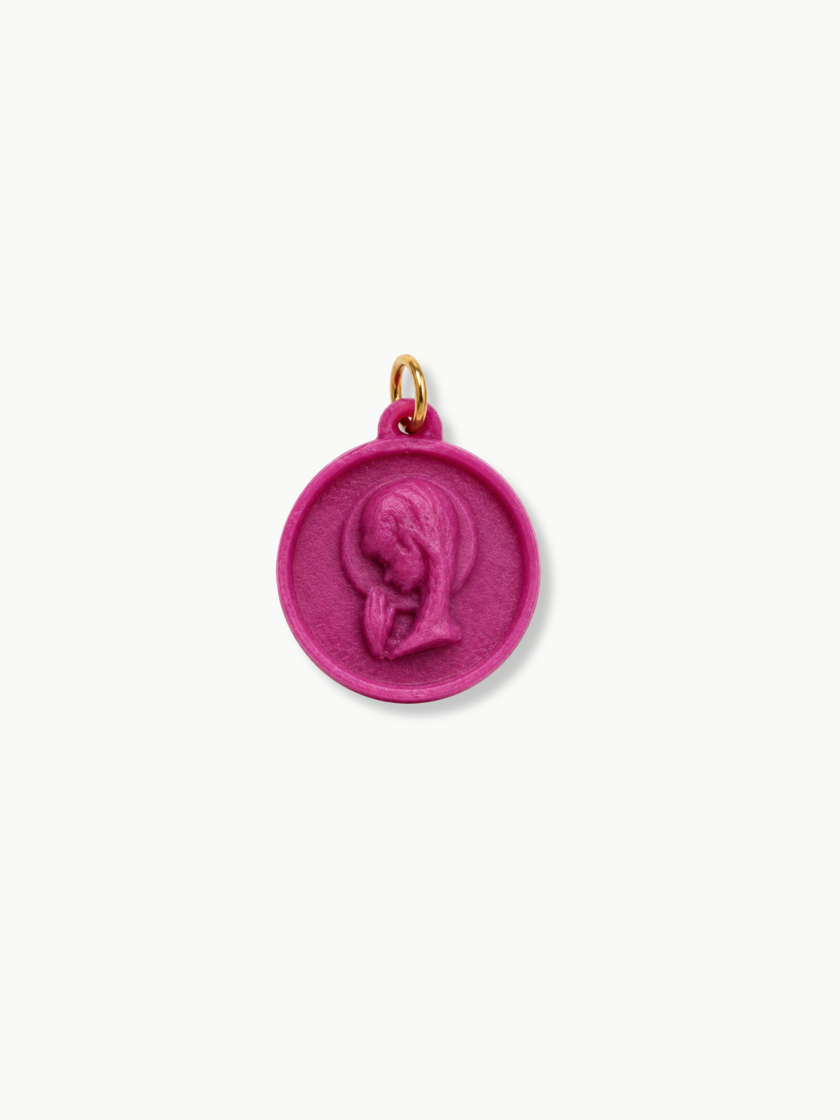Medalla Virgen Niña Rosa