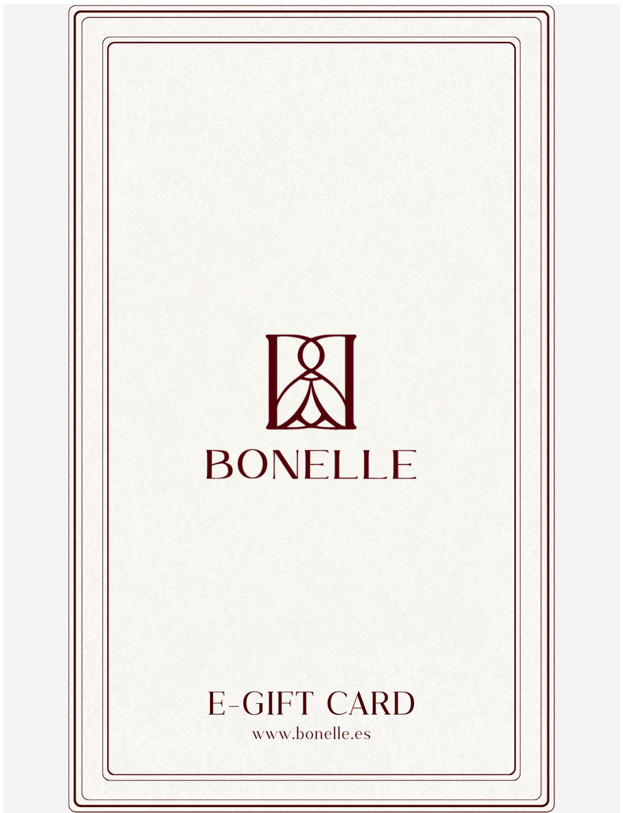 Tarjeta de Regalo de Bonelle