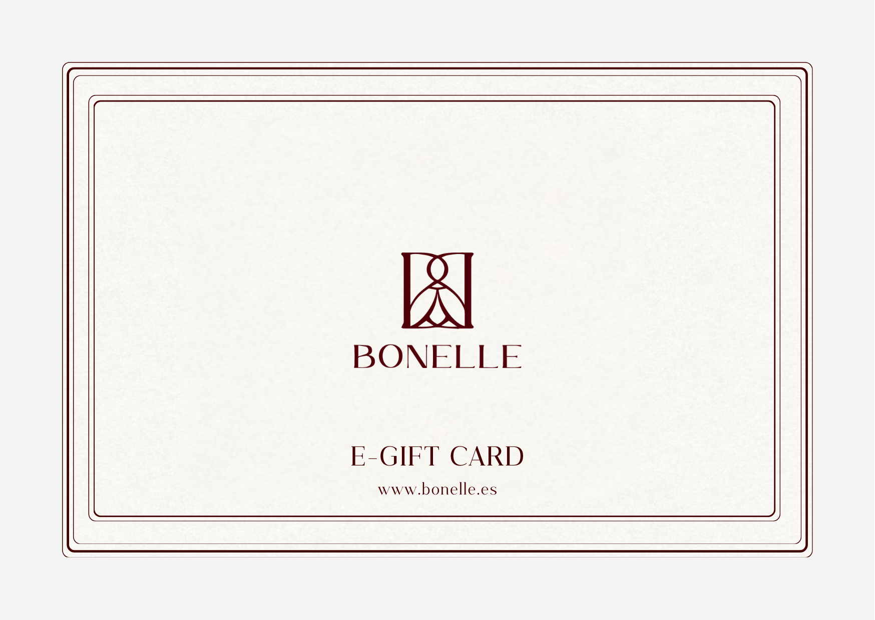Tarjeta de Regalo de Bonelle